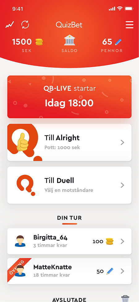 QuizBet app